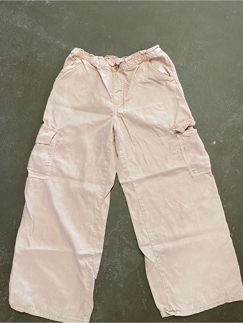 Cat & Jack Pink Cargo Wide-Leg Kids Pants
